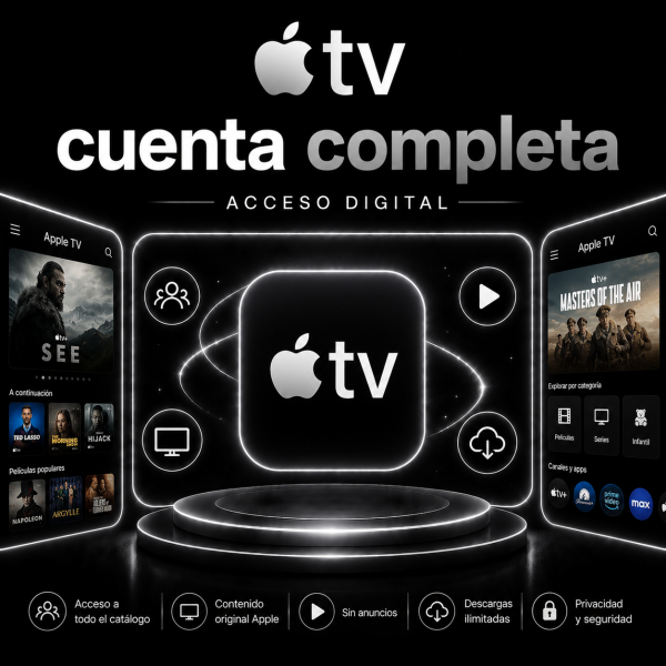 Cuenta Apple TV+ premium barata