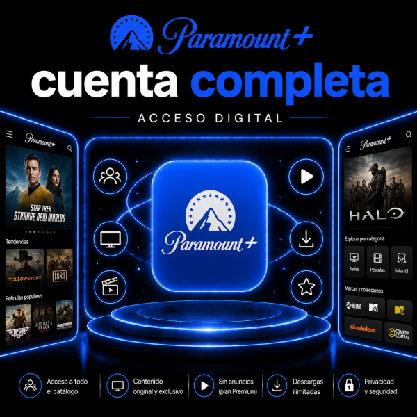 Cuenta Paramount+ premium barata